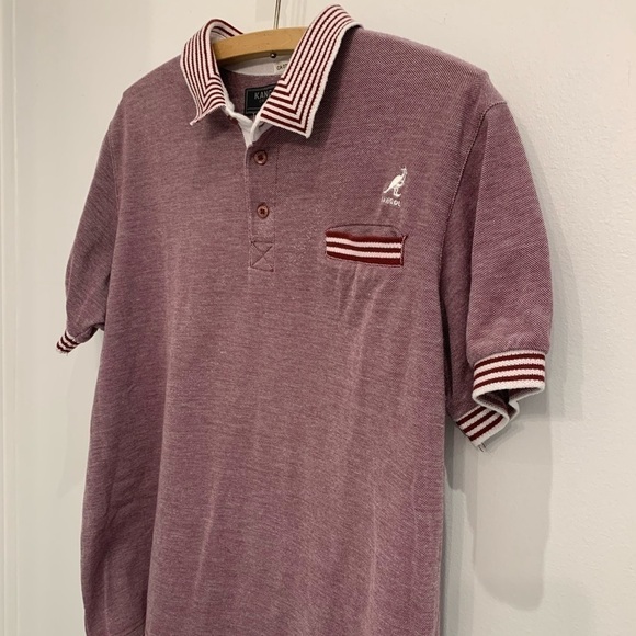 2/40$ Vintage kangol xl polo red - Picture 1 of 6